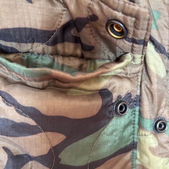 mens Ralph Lauren size medium camouflage coat Denim and Supply USA flag vintage - Picture 10 of 13